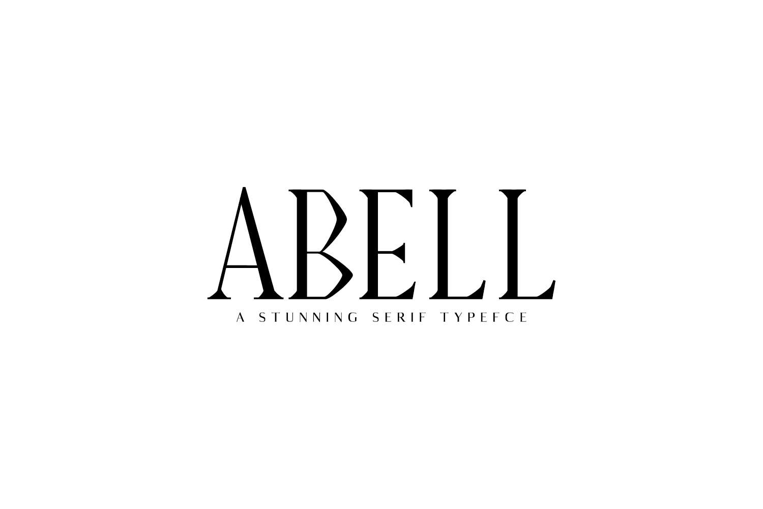 Abell: A Serif Typeface with Art-Deco Charm for Web Design