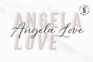 Angela Love Duo: A Font Bundle for Small Business Branding