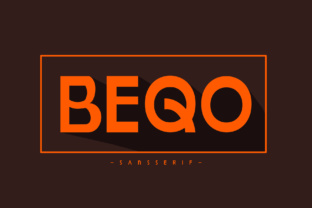 Beqo: A Geometric Sans Serif Font for Modern Branding Projects