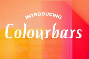 Colourbars Review: A Classic Italic Serif Font for Campaign Design