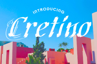 Crafting Brand Identity with a Swash Script Font (Cretino)