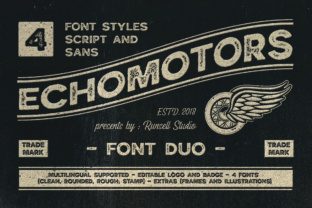 Echomotors Family: A Display Font That Brings Personality to Web Design
