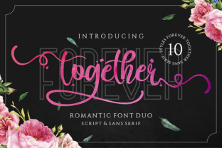 Forever Together Duo: A Romantic Font Pairing for Editorial Design