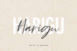 Harigu Duo: A Modern Web Typeface