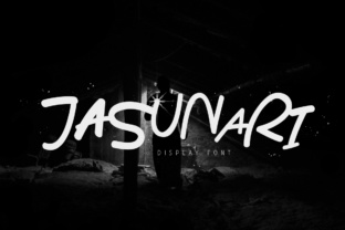 Jasunari: A Script Font That Moves With Your Content