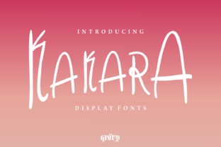 Kakara: A Handwritten Display Font for Engaging Editorial Design