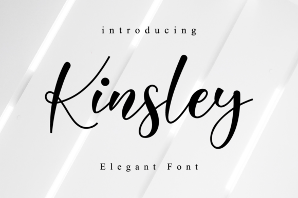 Kinsley Script: A Light Script Typeface for Modern Web Design