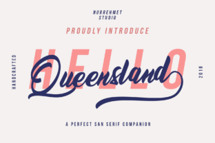 Queensland Font for Crafters: Bold Script Lettering for Handmade Products and Printables