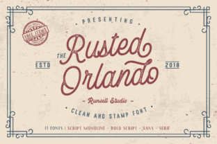 Rusted Orlando Brings Grit and Charm to Web Typography