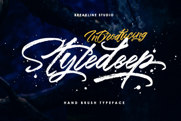 Styledeep: A Handwritten Brush Font for Branding