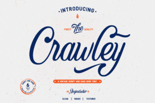 The Crawley Duo: Vintage Display Font for Campaign Design