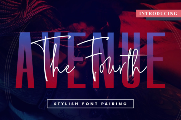 The Fourth Avenue: A Script & Sans Serif Font for Small Business Branding