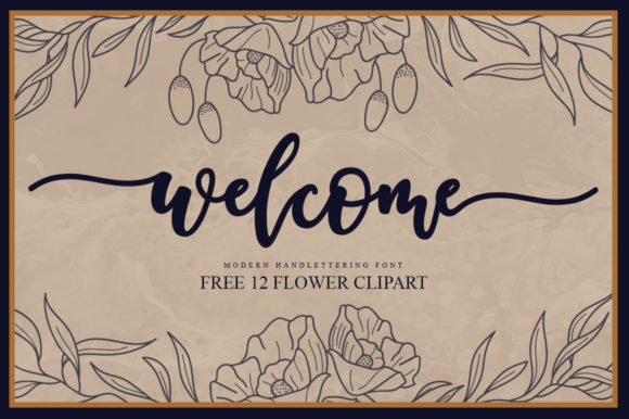 Welcome Script: A Handwritten Font for Warm Editorial Design