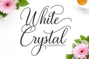White Crystal Script: A Font That Makes Your Business Look Polished