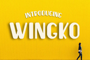 Wingko: A Playful Script Font for Bold Campaign Headlines